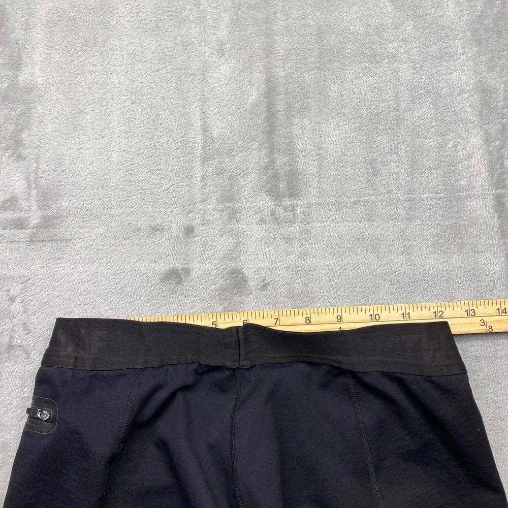 SQUATWOLF Black Athleisure Performance Leggings Logo Print Size M Grunge‎
